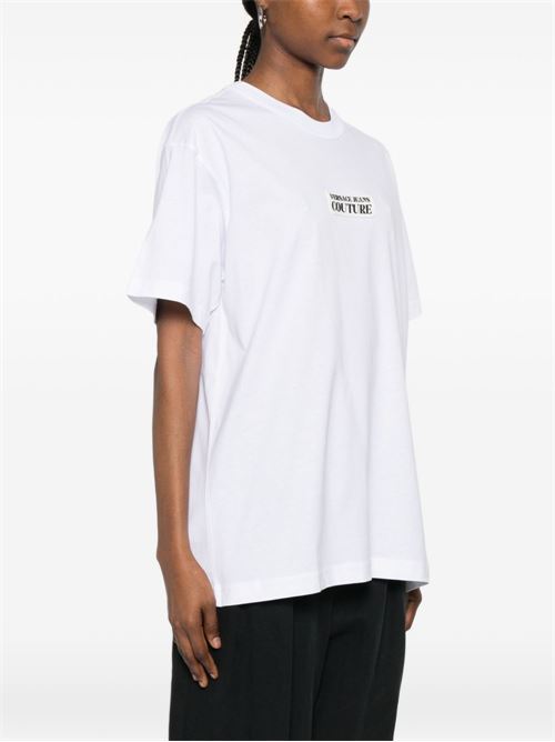 T-shirt uomo Versace Jeans Couture bianca Versace jeans Couture | 80GAHT06CJ00T003